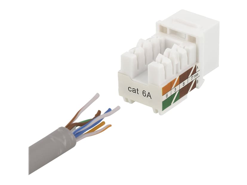 Deltaco Keystone RJ45 LSA CAT6A UTP