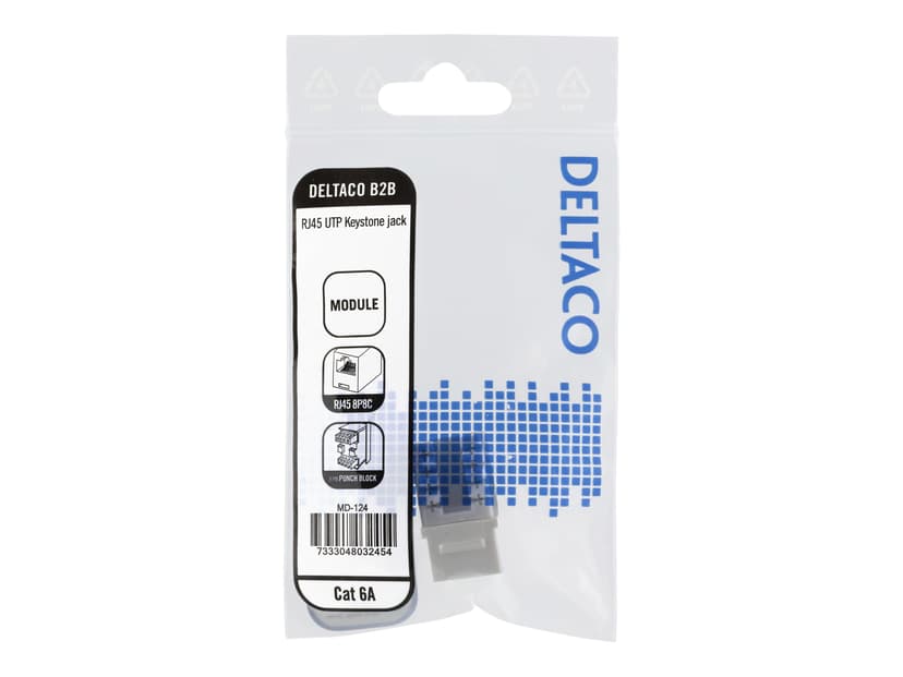 Deltaco Keystone RJ45 LSA CAT6A UTP