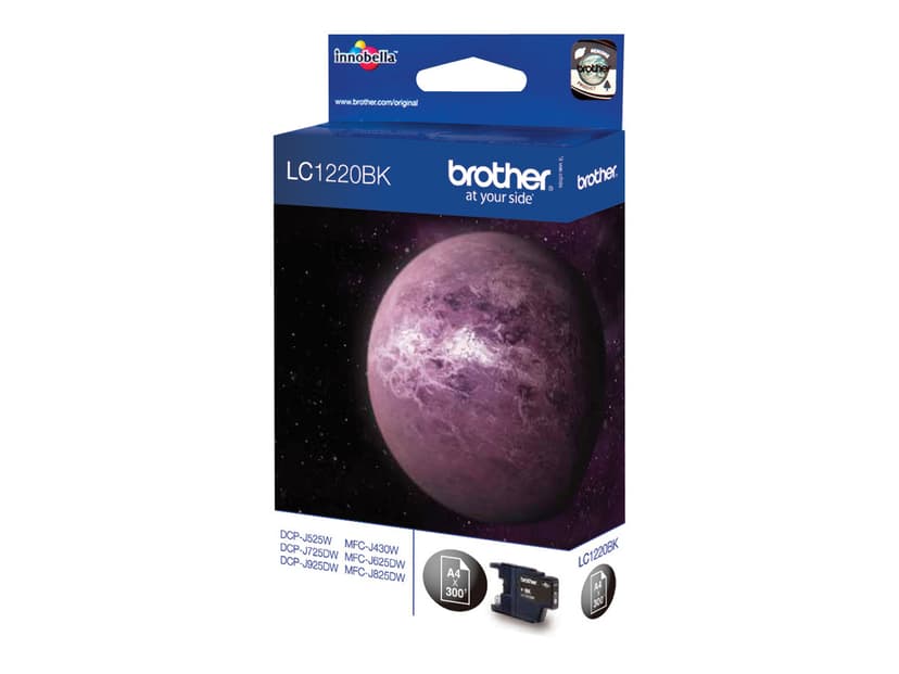 Brother Bläck Svart LC1220BK - DCP-J925DW