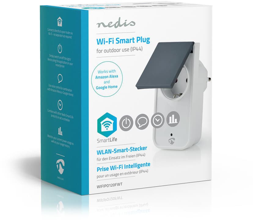 Nedis Smartlife Outdoor WiFi Outlet IP44