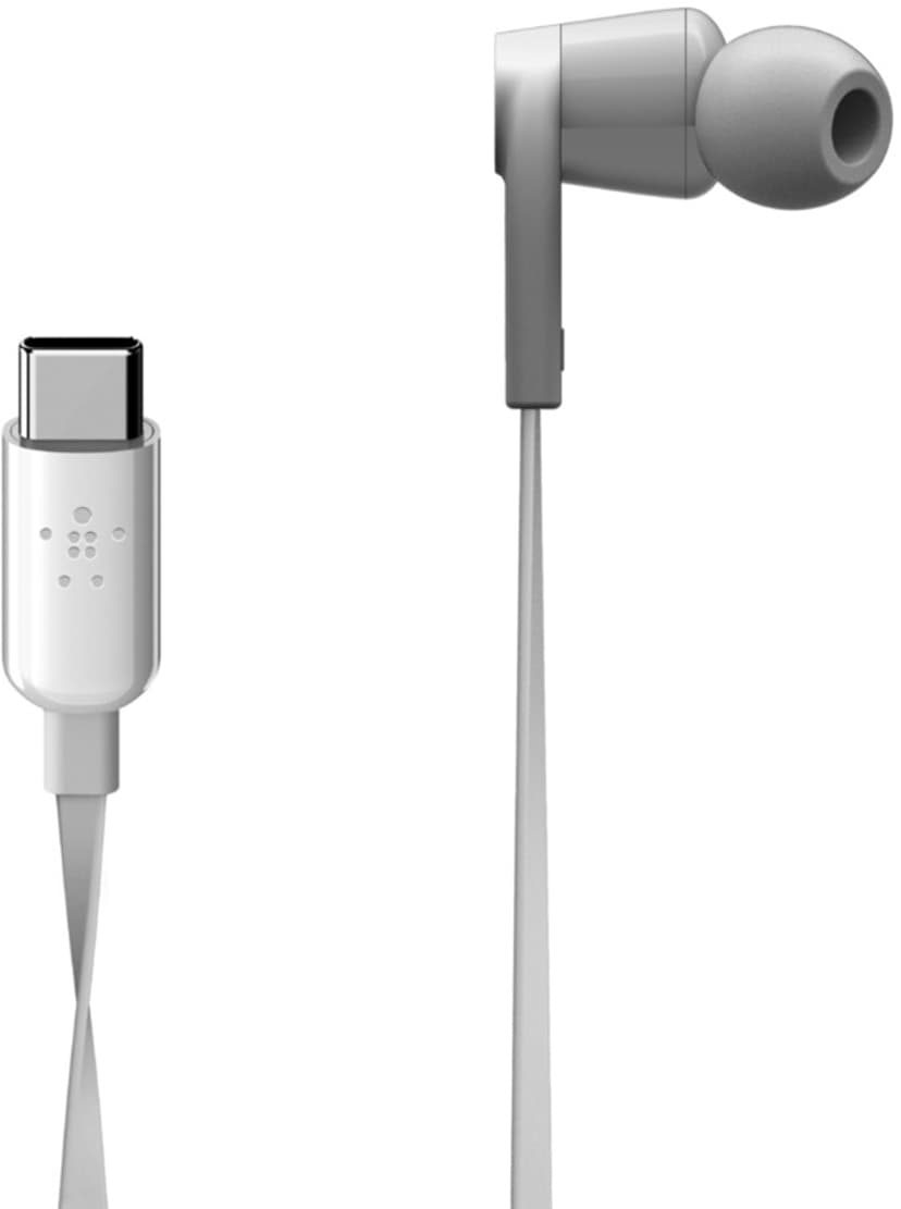 Belkin Wired Earbuds USB-C Wit