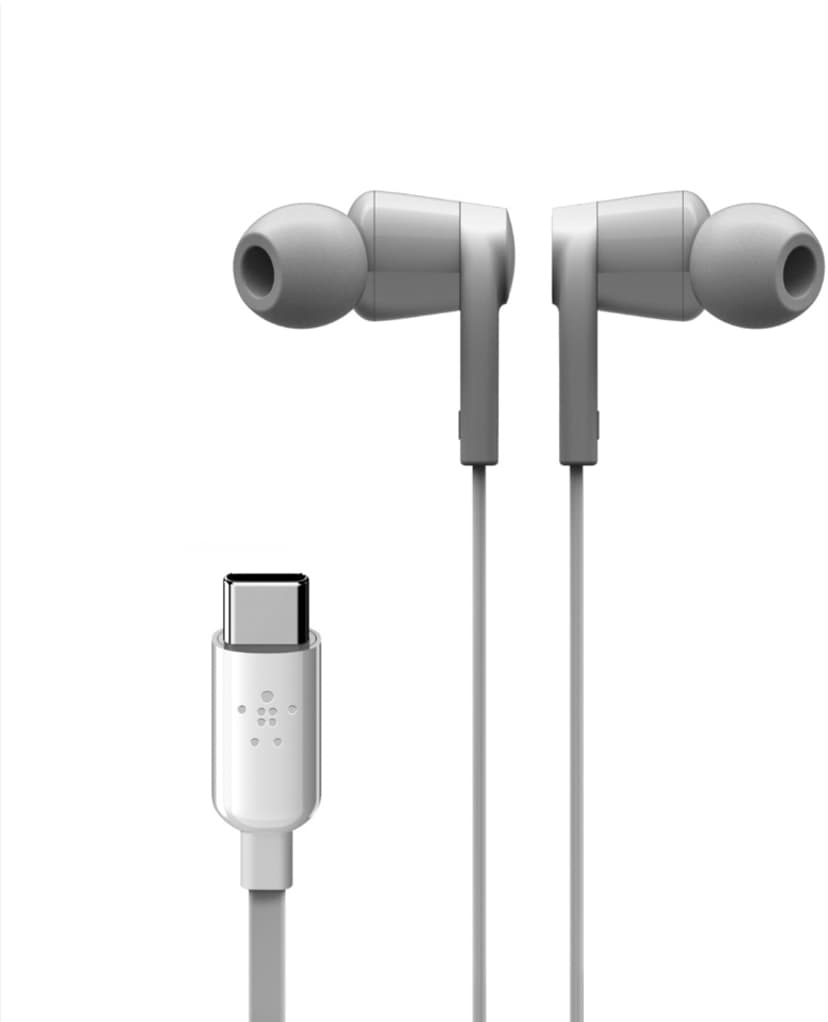 Belkin Wired Earbuds USB-C Wit