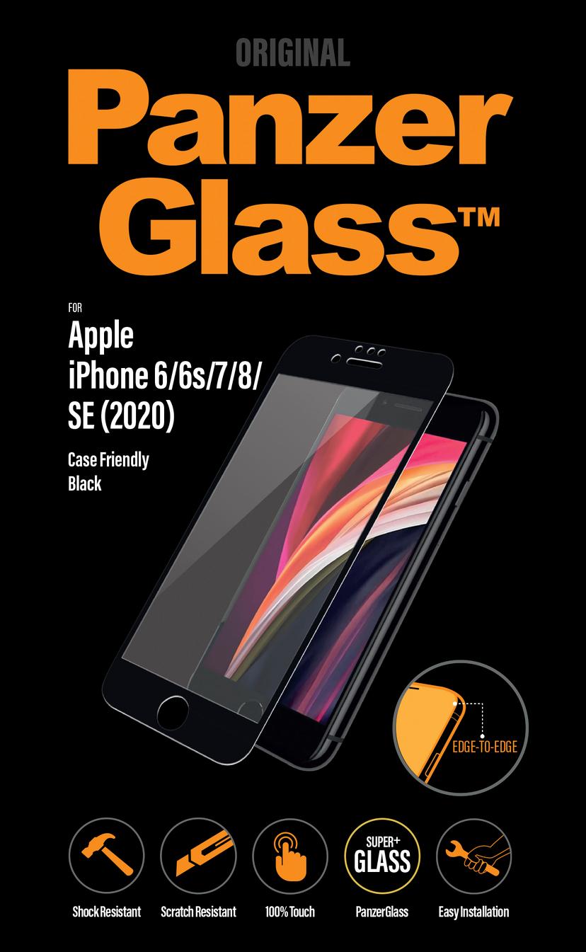 Panzerglass skärmskydd Case Friendly iPhone 7/8/SE (2020)/SE (2022)