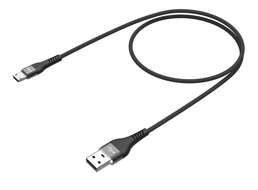 Cirafon Micro USB- kabel 1m USB-A Micro USB-B Svart