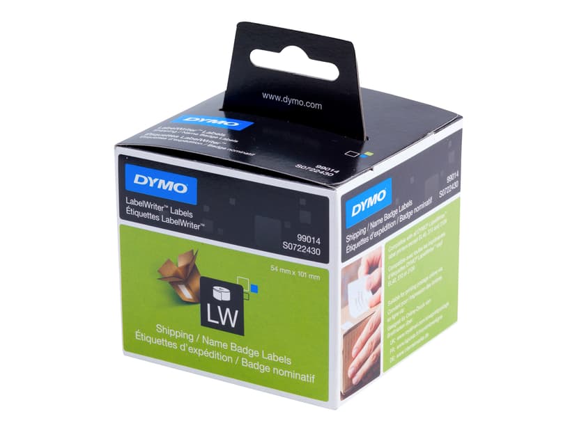 Dymo Etiketter Adresse-/Navneskilt 101x54mm - LW