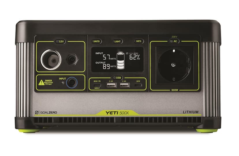 Goal Zero Yeti 500X Portable Power Station Svart