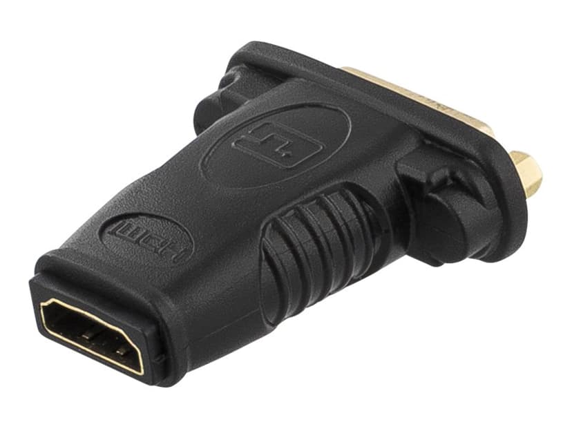 Deltaco Adapter DVI-D - HDMI Gold HDMI DVI-D