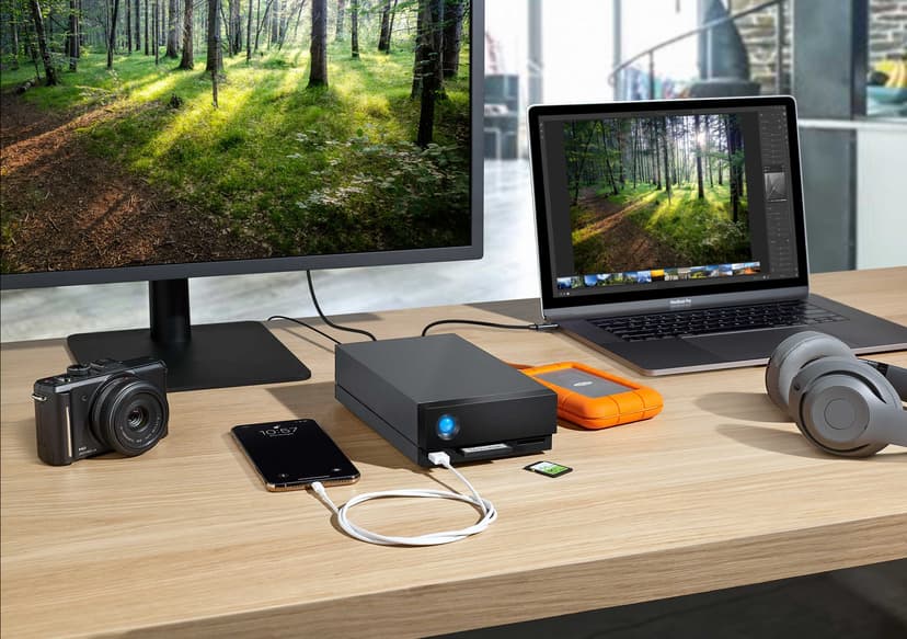 LaCie 1BIG DOCK 8TB Musta