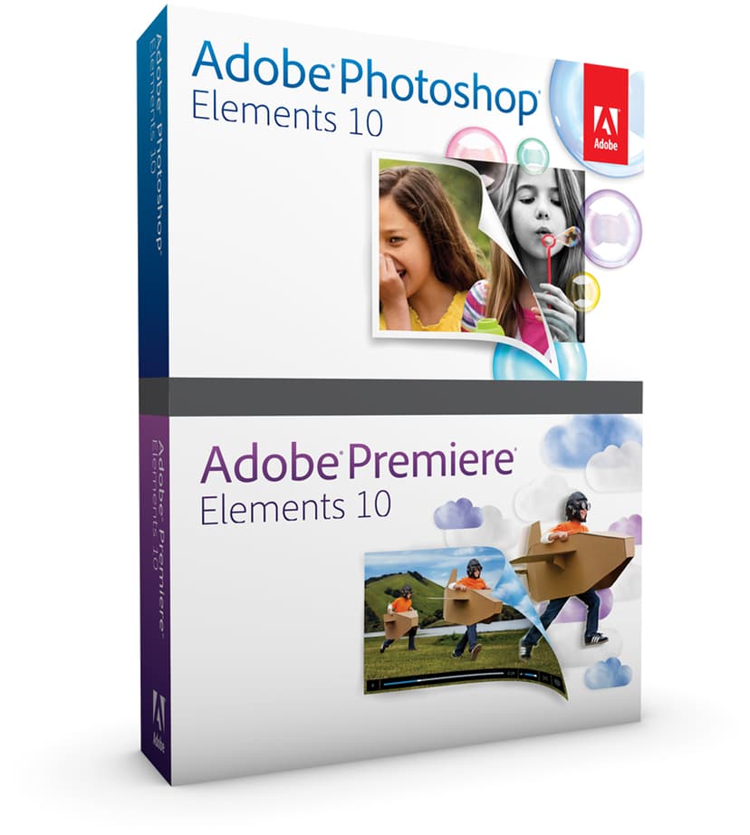 Adobe Photoshop Elements 10 plus Adobe Premiere Elements 10