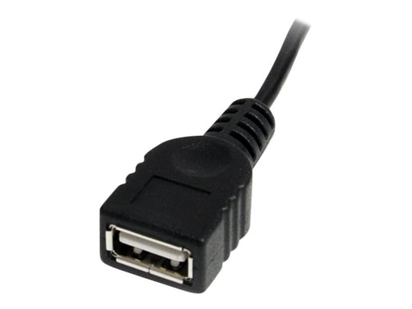 Startech 1 ft Mini USB 2.0 Cable 0.3m USB-A Mini USB-B Svart