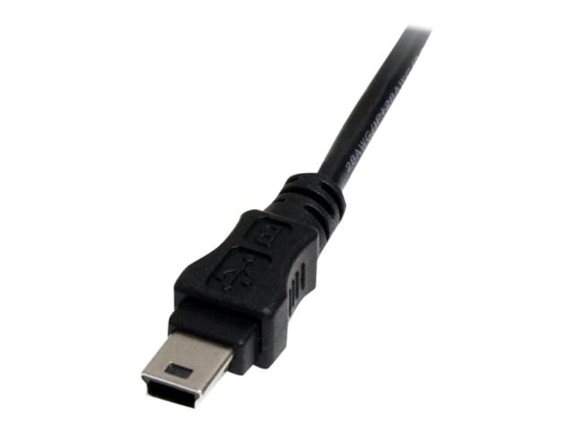 Startech 1 ft Mini USB 2.0 Cable 0.3m USB-A Mini USB-B Sort