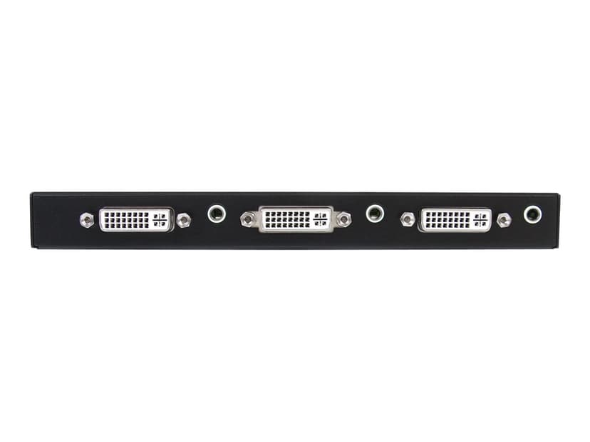 Startech 2 Port DVI Video Splitter W/ Audio - (Löytötuote luokka 2)