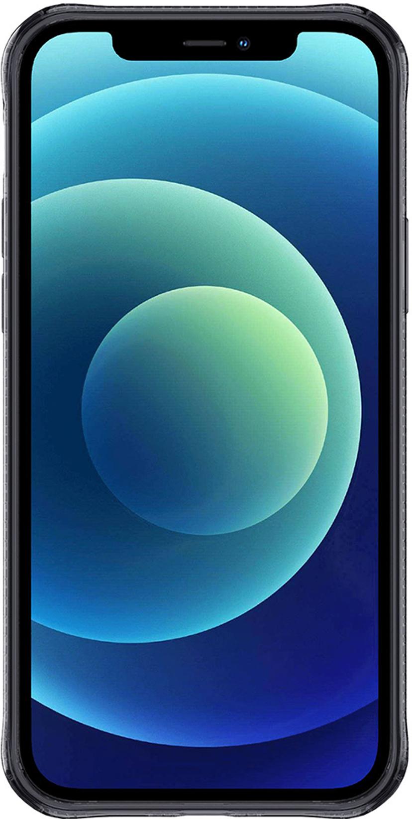 Cirafon Nano Clear Duo Drop Safe iPhone 12, iPhone 12 Pro Sort, Translucent