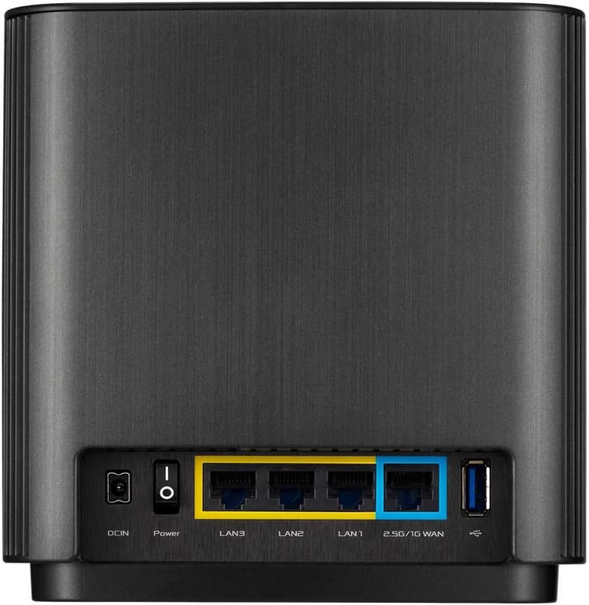 ASUS ZenWiFi AX (XT8) AX6600 2-pakk - Sort