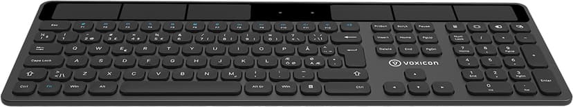 Voxicon Wireless Keyboard SO2wl Black+Gr1000 (Bt+2.4G) Nordisk