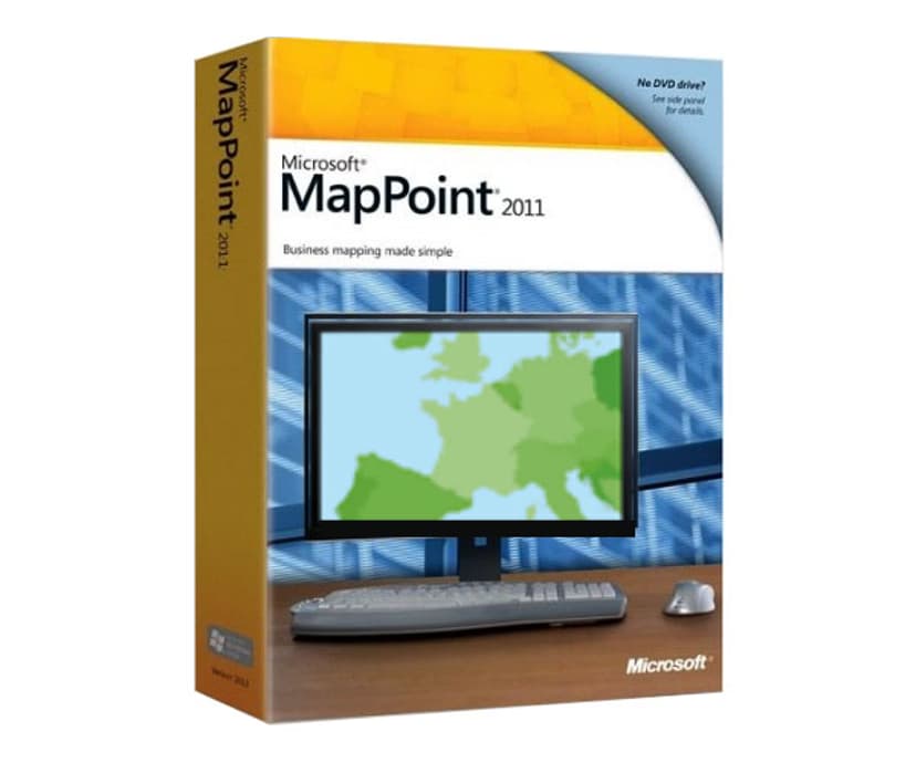 Microsoft MapPoint 2011 European maps