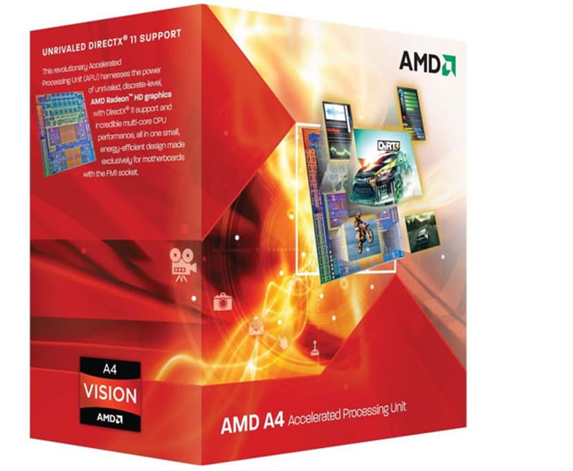 AMD A-serien A4-3300 / 2.5 GHz processor