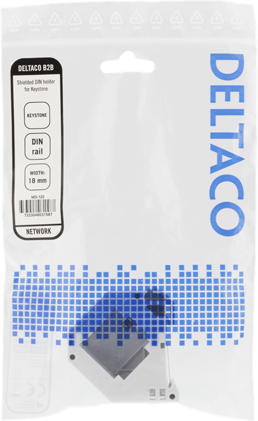 Deltaco Keystone Holder For DIN
