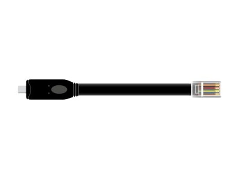 Delock USB-C konsolkabel RJ45 2m USB-C RJ-45 Svart