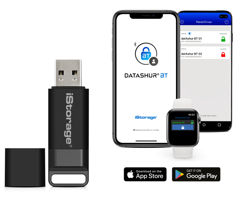 Istorage Datashur BT 64GB USB Type-A Svart