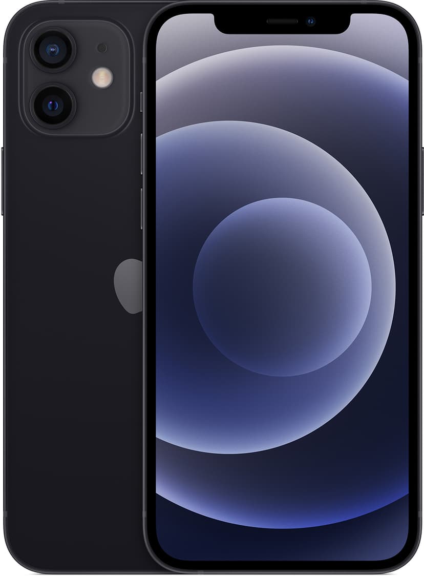 Apple iPhone 12 64GB Sort