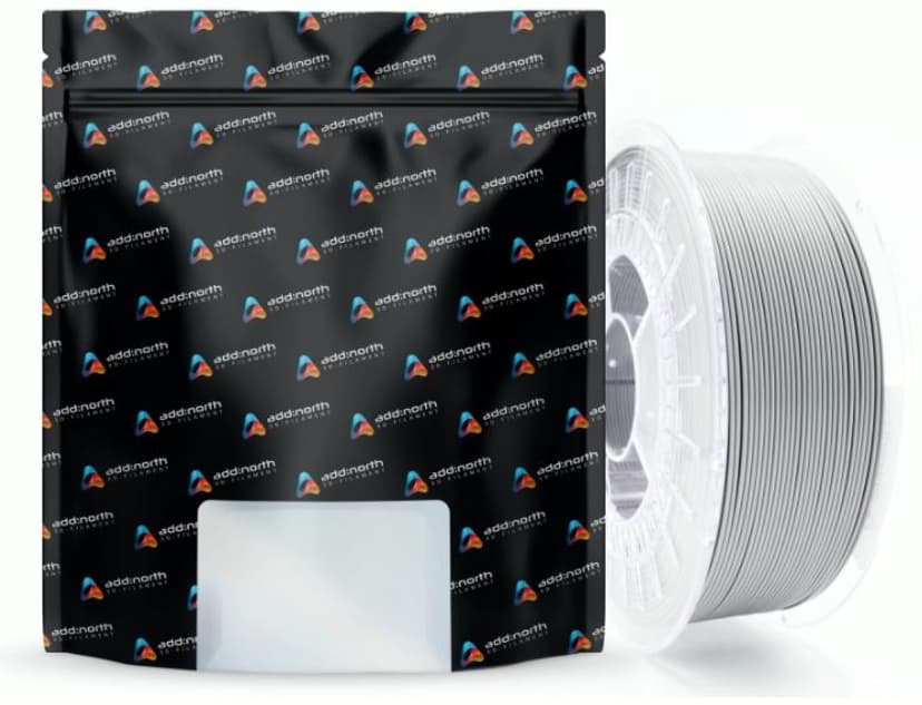 Addnorth PLA Economy - 1.75mm - 1000G - Vaalean harmaa