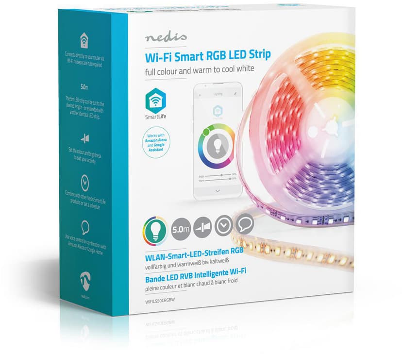 Nedis WiFi LED Strip RGB 5M