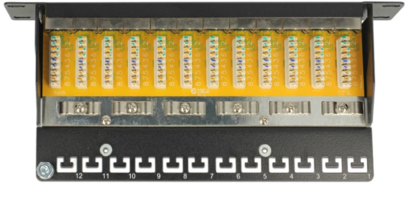 Delock Patchpanel Svart 1U