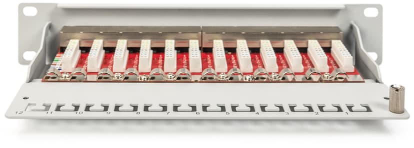Digitus Patchpanel Grå Cat 6A 1U