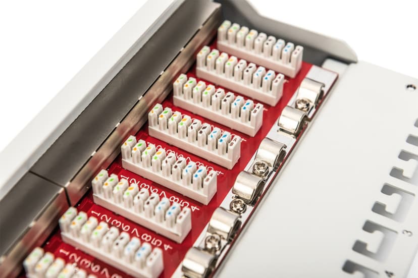 Digitus Patchpanel Grå Cat 6A 1U
