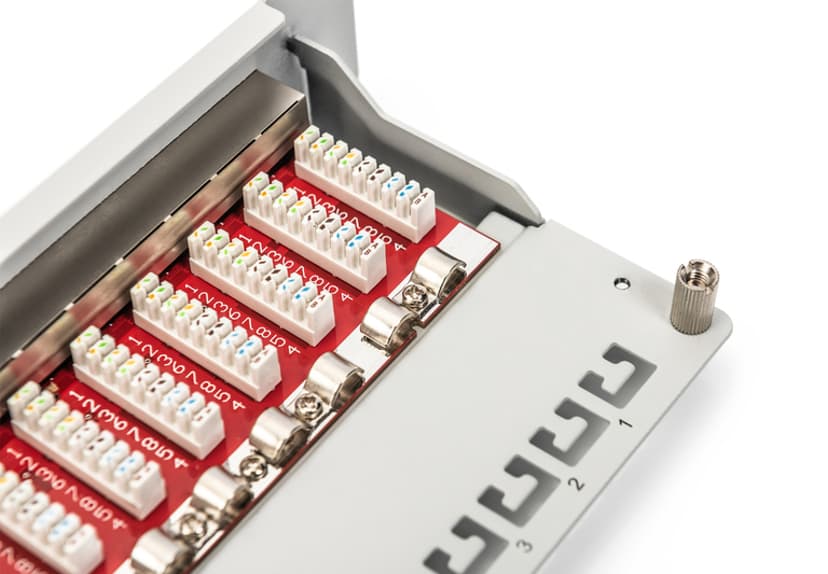 Digitus Patchpanel Grå Cat6a 1U