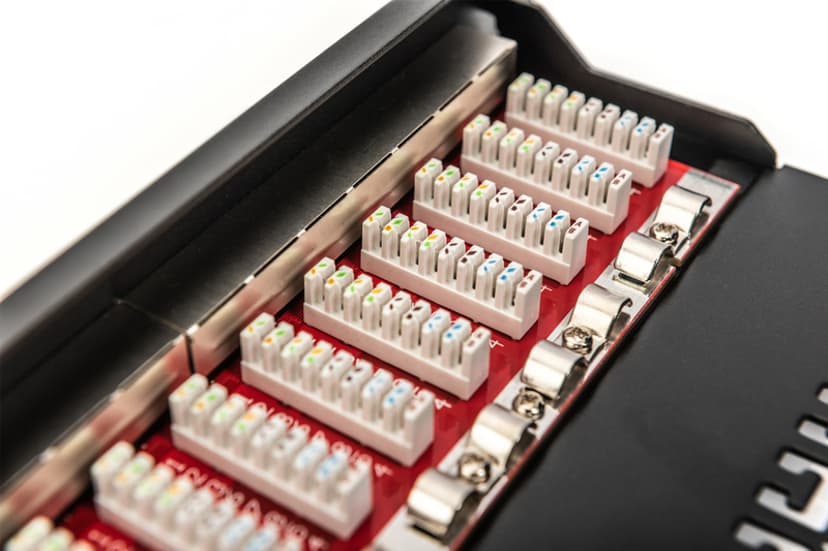 Digitus Kytkentäpaneeli Musta Cat 6A 1U