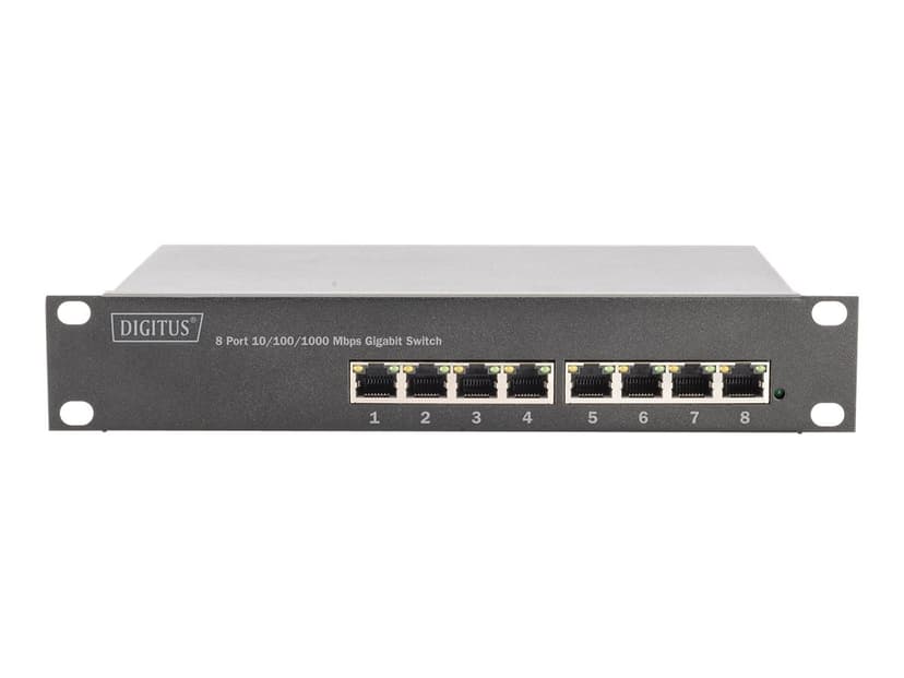 Digitus DN-95331 8-port Gigabit 10" PoE 80W Switch