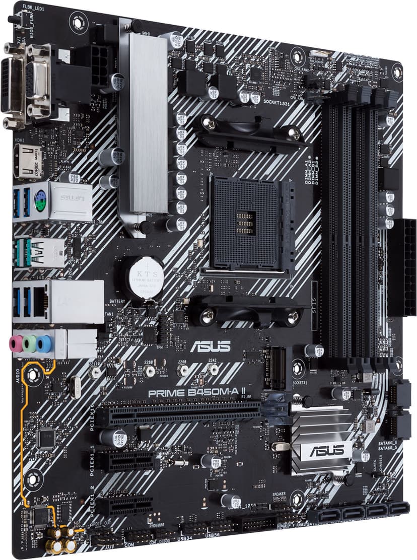 ASUS PRIME B450M-A II Socket AM4 micro ATX Moderkort
