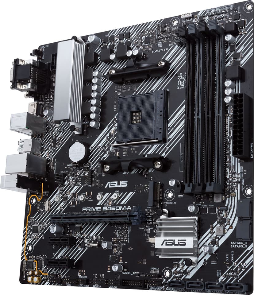 ASUS PRIME B450M-A II Socket AM4 micro ATX Moderkort