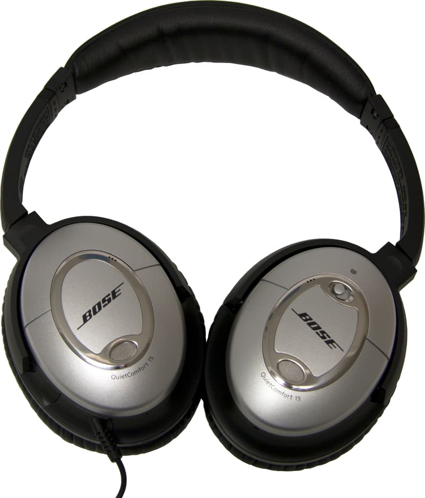 Noise Cancelling Bose Quiet 15 Bose Quiet Comfort 15 Headphones QC15 Noise  Cancelling Silver