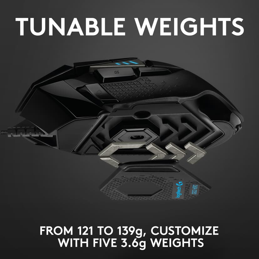 Logitech G502 (Hero) USB Type-A