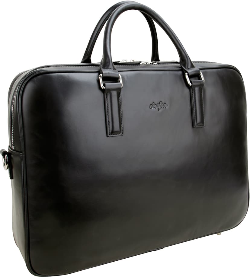 Cirafon Arezzo Don Volantes 15.6" Aito nahka Musta