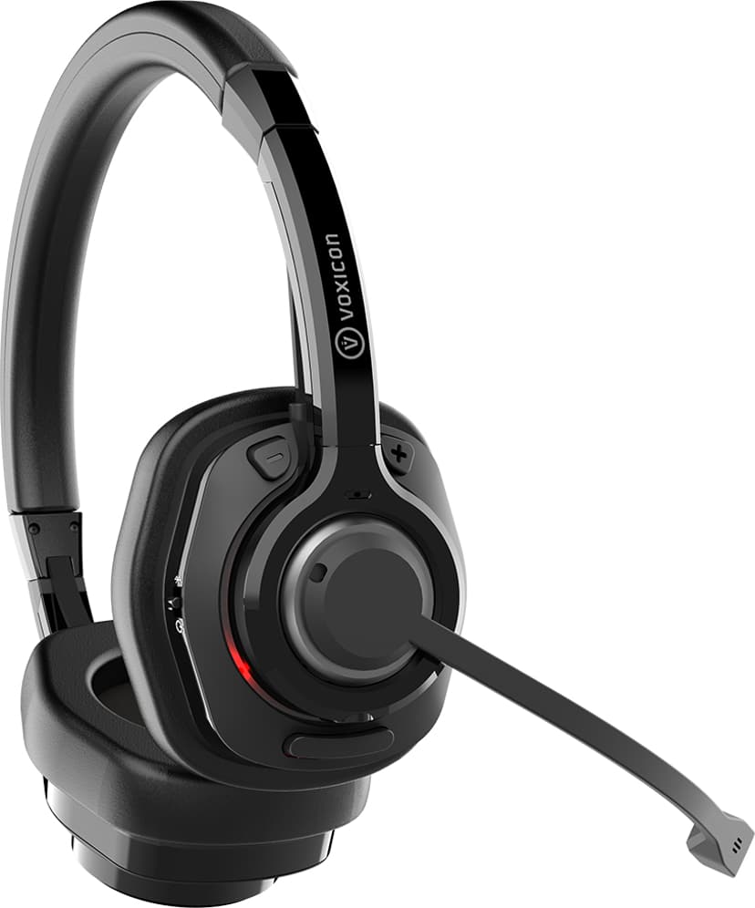 Voxicon BT Teams Headset BTI6 Duo With Anc Mic Svart