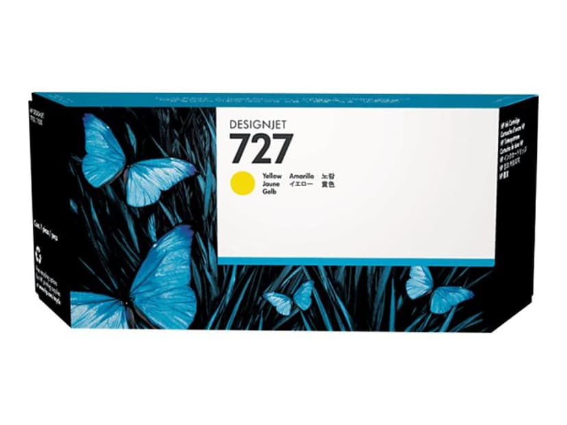 HP Blekk Gul 727 300ml - DJ 1530