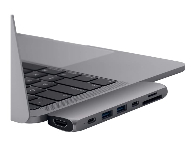 Satechi Type-C Pro Hub 4K HDMI 85W Space Gray USB-C 3.2 Gen 1 (3.1 Gen 1)