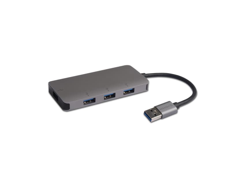 Prokord U3-4U01 interface hub USB 3.2 Gen 1 (3.1 Gen 1) Type-A Zilver USB 3.2 Gen 1 (3.1 Gen 1) Type-A USB 3.2 Gen 1 (3.1 Gen 1) Type-A