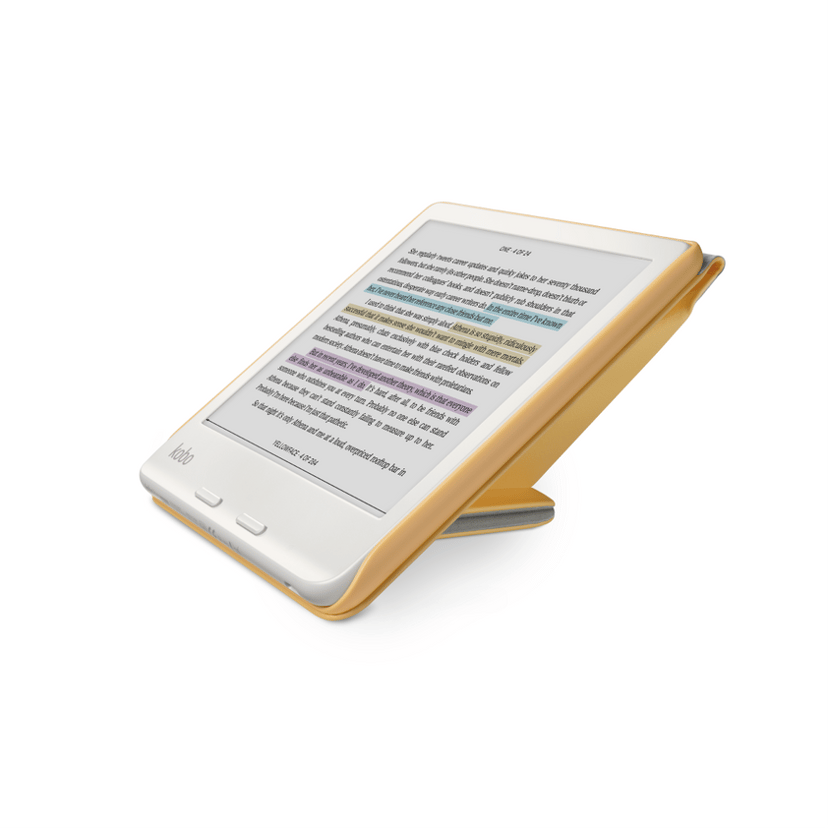 Kobo Rakuten Kobo SleepCover e-boksläsarfodral 17,8 cm (7") Folio Gul