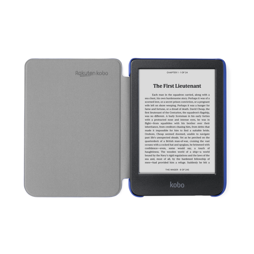 Kobo Rakuten Kobo Basic SleepCover e-boksläsarfodral 15,2 cm (6") Folio Blå