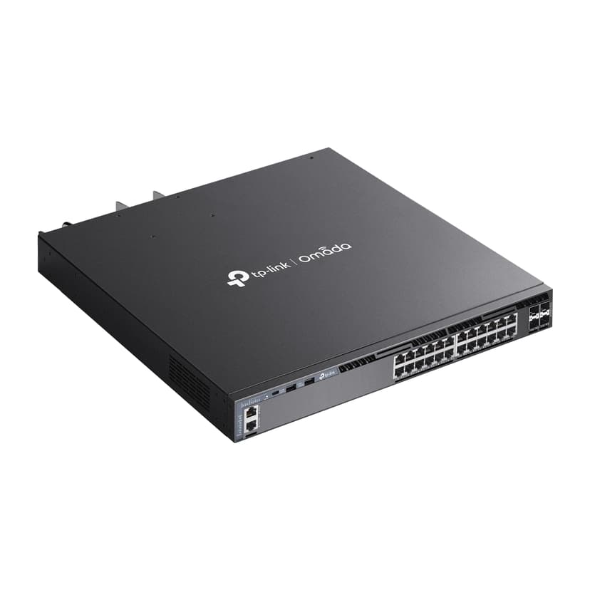 TP-Link Omada SG6428XHP verkkokytkin Hallittu L3 Gigabit Ethernet (10/100/1000) Power over Ethernet -tuki 1U Musta