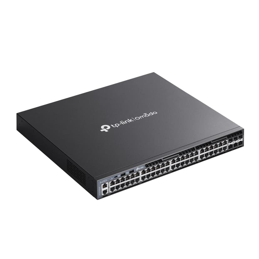 TP-Link Omada SG6654X nettverkssvitsj Håndtert L3 Gigabit Ethernet (10/100/1000) 1U Sort