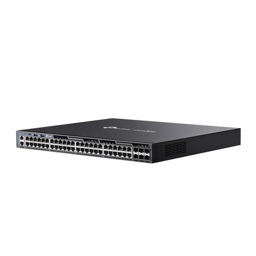 TP-Link Omada SG6654X nätverksswitchar hanterad L3 Gigabit Ethernet (10/100/1000) 1U Svart