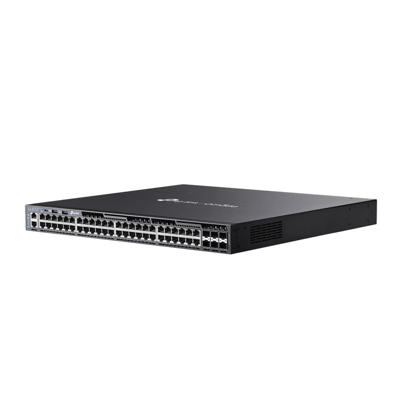 TP-Link Omada SG6654XHP nettverkssvitsj Håndtert L3 Gigabit Ethernet (10/100/1000) Strøm over Ethernet (PoE) 1U Sort