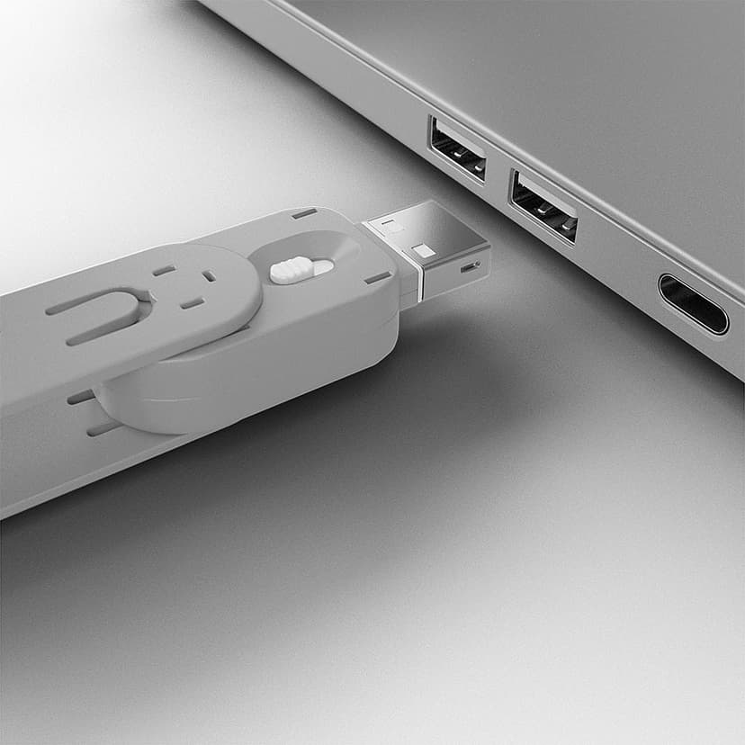 Lindy Port Blocker USB White 4-pack