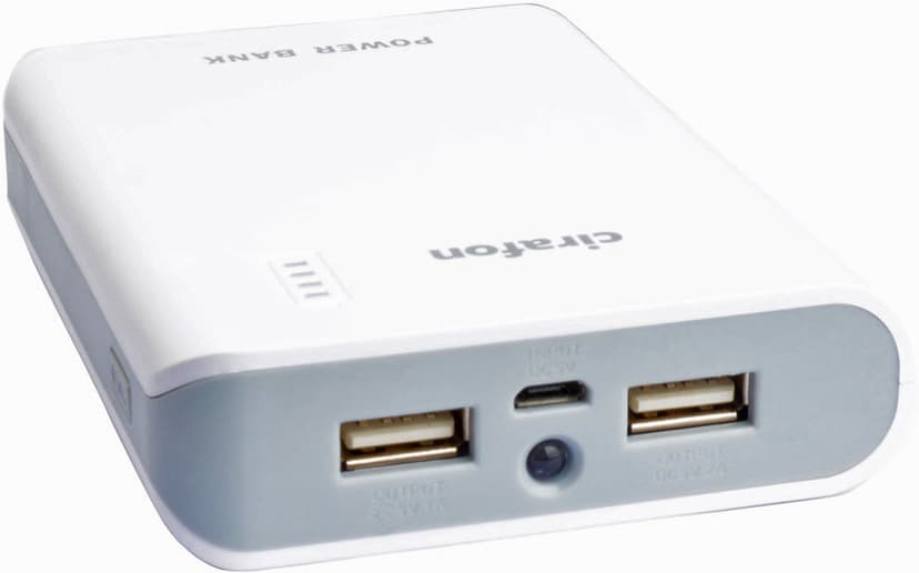 Cirafon Powerbank 8000mAh Hvit